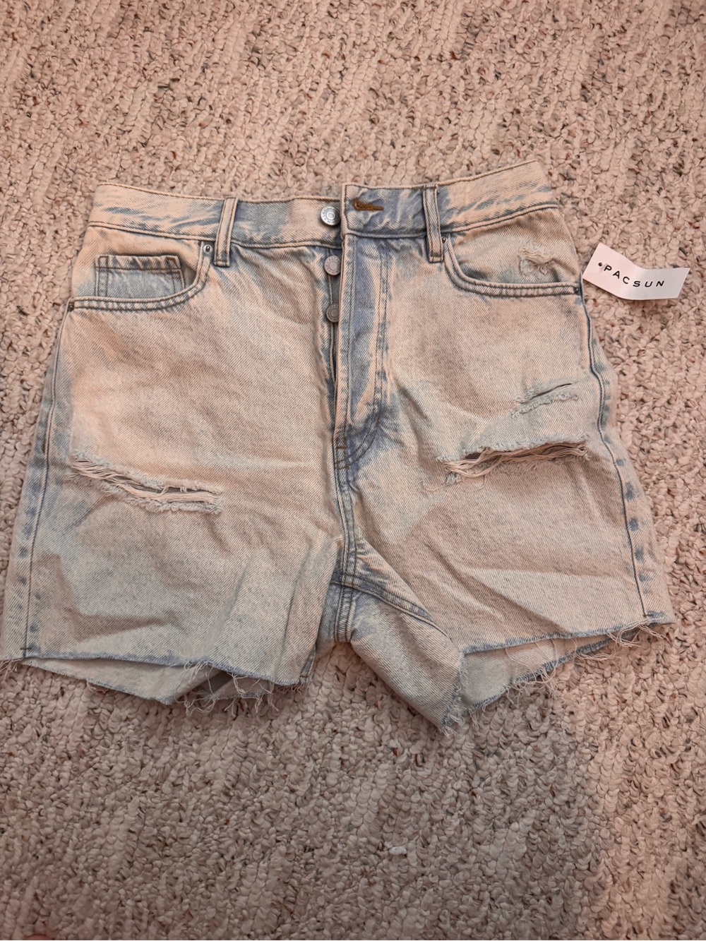 PacSun 90’s Girlfriend Distressed Denim Shorts